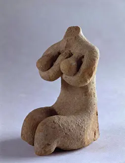 Voluptuous Prints: Fertility Goddess ca. 8000 BC Sculpture