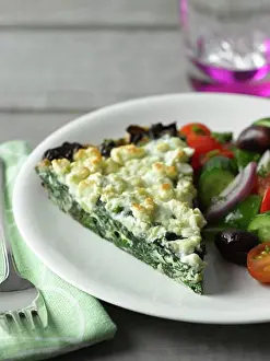 Tableware Prints: Feta and Spinach Omelette