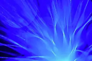 Beam Prints: Fibre Optic Abstract