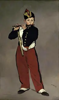 Instrument Prints: The Fifer (Le Fifre) 1866 Edouard Manet (1832-1883/French) Musee d'Orsay, Paris
