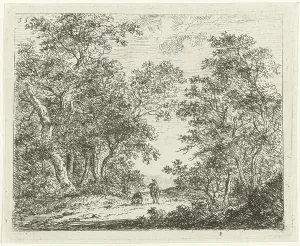 Two figures, one of whom standing and one sitting