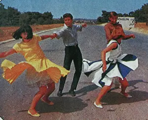 Musical Prints: Film still of Lauri Peters (1943-) and Sir Cliff Richard (1940-) from Summer Holiday