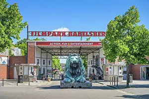 Entrances Prints: Filmpark Babelsberg, Grossbeerenstrasse, Potsdam, Brandenburg, Germany, Europe