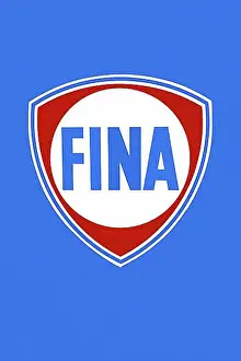 Benelux Prints: FINA logo, emblem from the Belgian oil company Petrofina, Belgium, Europe