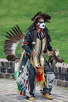 Ceremony Prints: First Nations dancer in traditional dress