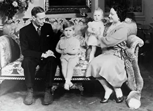 Lady Elizabeth Bowes Prints: First pictures of king since his operation - Prince Charles at Palace -- Monarchs of the present and the future
