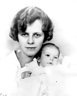 1927 Prints: First Posed Pictures of Ellin Mackay Berlin And Her Baby -- Above is shown Mrs