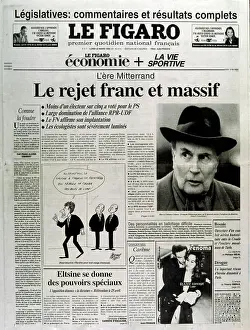 Press Prints: In the first round of the 1993 elections
