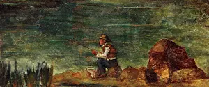 Patience Prints: The Fisherman on the Rock; Le Pecheur au Rocher