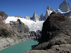 Solid Prints: Fitz Roy The Fitz Roy in the Los glaciares-National park in Patagonia in Argentina Copyright: xZoonar
