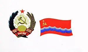 Hammer Prints: The flag of the Estonian Soviet Socialist Republic and Emblem
