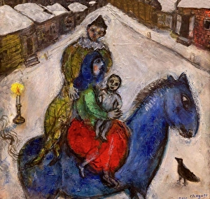 1944 Prints: The Flight into Egypt, Marc Chagall