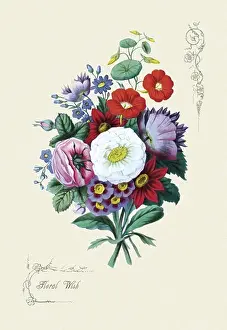 Tulips Prints: Floral Wish, Floral Boquet