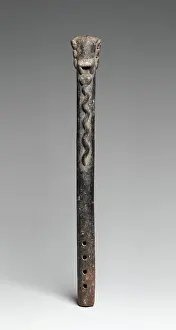 Clay Prints: Flute 200 B.C.-100 A.D. Colima