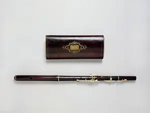 Professor Prints: Flute ca. 1852 Jean-Louis Tulou French The cross-fingerings used on simple-system flutes such as this created subtle