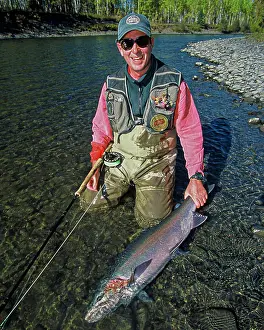 Fly Fishing Prints: Fly Fishing the Kispiox River in B.C. for Steelhead is heaven