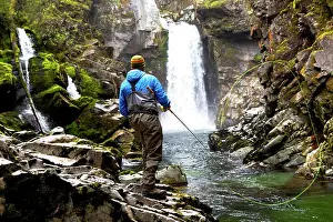 Skilled Prints: Fly fishing on the Mamquam River, Squamish, British Columbia, Canada
