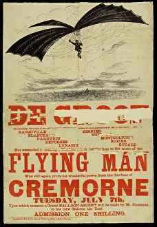 Advertising Prints: FLYING MAN Frederick Bell & Co