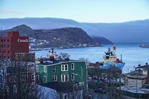 Harbor Prints: Fog rolling in to St. John's Harbour, Newfoundland, Canada