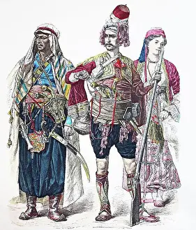 Chic Prints: Folk traditional costume, clothing