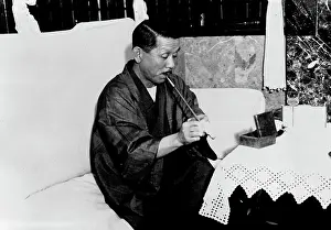 1934 Prints: Foreign Minister Koki Hirota after the epoch making meeting of the Privy Council