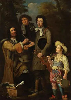 Flanders Prints: The Fortune Teller, or Allegory of the Five Senses