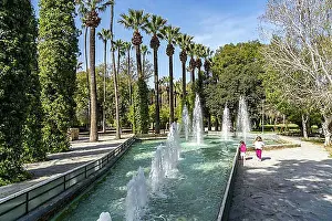 Fountains Prints: Fountain in Nicosia Municipal Park, Nicosia, Cyprus, Europe