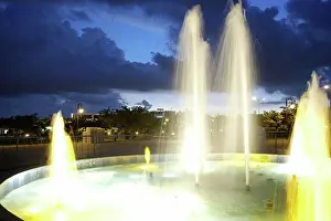 Caribbean Prints: Fountains in Emancipation Park, Kingston, Jamaica