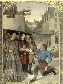 Tours Prints: Fouquet, Jean (1420-1481). Grandes Chroniques de France (Great Chronicles of France)