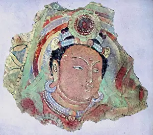 Fragment Prints: Fragment of Parinirvana scene