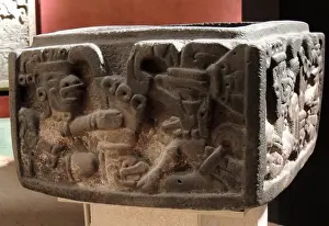 Fragment Prints: Fragment of a stone box (tepetlacalli) 1521 A.D. Aztec