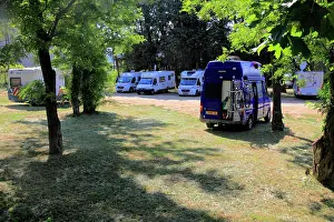 Caravan Prints: France, Auvergne Rhone Alpes, Drome department (26), Montelimar