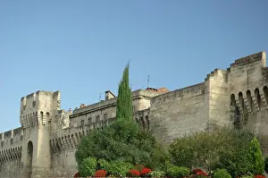 Massive Prints: France, Avignon, Provence, ramparts surrounding city