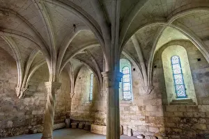 Light Effect Prints: France, Bouches-du-Rhone, cistercian abbey of Silvacane