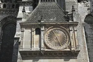 Middle Ages Prints: France, Centre val de Loire, Eure et Loir, Chartres, the cathedral (Unesco world heritage)