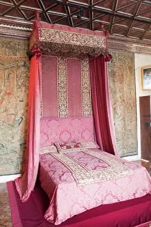 Rhone Alpes Prints: France, Loire Valley, Chenonceau Castle, The Five Queens Bedroom