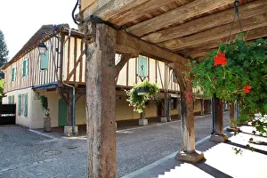 Beam Prints: France, Midi-Pyrenees, Gers, 32, Tillac (Mielan area) medieval village