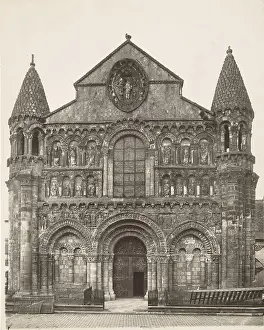 Pencil Prints: France, Poitiers Egl. N. Dame La Grande