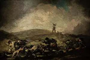 Union Prints: Francisco de Goya y Lucientes, Escena de guerra
