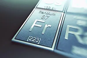 Metallic Prints: Francium (Chemical Element)