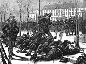Passage Prints: Franco-Prussian War 1870-1871: Occupation of Paris by German troops