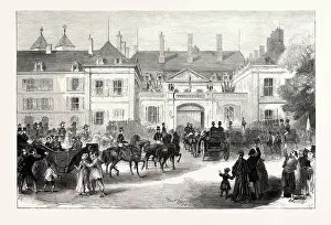 Engraved Image Prints: FRANCO-PRUSSIAN WAR: ARRIVAL OF THE EMPEROR NAPOLEON III AND THE PRINCE IMPERIAL AT METZ