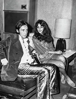 Celebrities Prints: Frederic pardo and tina aumont, rome 1968