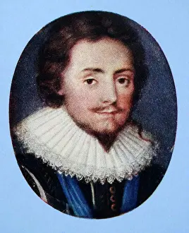 Tudor Prints: Frederick, King of Bohemia (1596-1632) by Isaac Oliver (1565-1617)