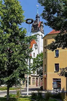 Historic Centre Prints: Freital is a large district town in the centre of the Free State of Saxony