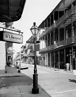 District Prints: French Quarter New Orleans Louisiana USA