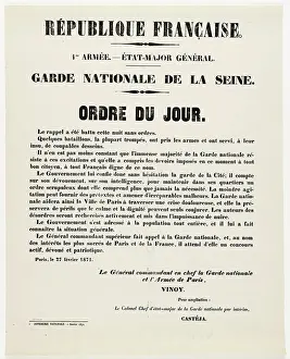 Defense Prints: FRENCH REPUBLIC. 1st army.- General Staff