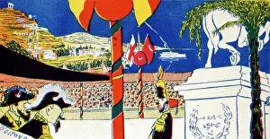 Ottoman Prints: French satirical illustration, showing
