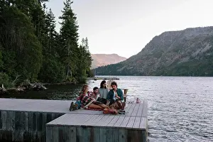Small Group Prints: Friends enjoy a vacation together