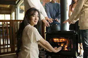 Loyalty Prints: Friends Getting Warm Around a Wood Stove, MR-0560 MR-0561 MR-0562 MR-0563 MR-0564 PR-0505